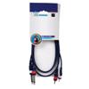 Cavo HQ HQM-241/1,5 

Connettore 1: 2x jack 6.35mm Maschio Mono, 
Connettore 2: 2x RCA Maschio, 
Lunghezza: 1,5 m.